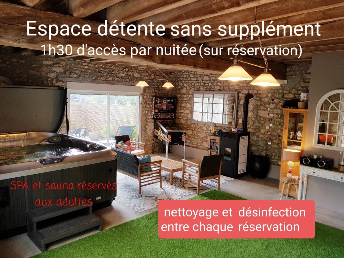 Le Grand Cedre Spa Et Sauna Interieur Piscine Marolles Kültér fotó